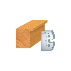 Jeu De 2 Fers Profilés Acier Ht.50 Mm N°200