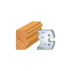 Jeu De 2 Fers Profilés Acier Ht.50 Mm N°228