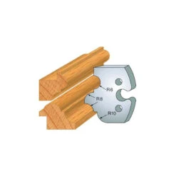 Jeu De 2 Fers Profilés Acier Ht.50 Mm N°233