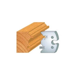 Jeu De 2 Fers Profilés Acier Ht.50 Mm N°239