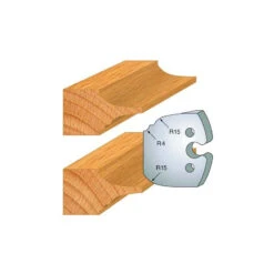 Jeu De 2 Fers Profilés Acier Ht.50 Mm N°252