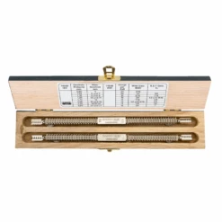 Bahco Jeu De 2 Limes à Fileter Dans Un Coffret En Bois 1450D/2