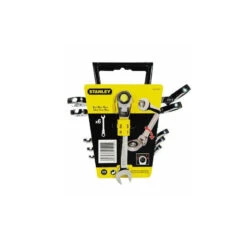 Stanley Jeu De 6 Clés Mixtes à Cliquet Tête Indexable 4-91-444