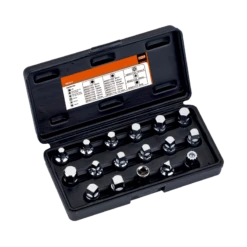 Bahco Jeu De Douilles Pour Filetages De Carter D'huile BE6217