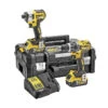 DeWALT Kit 2 Outils 18V 5Ah Li-Ion Perceuse à Percussion Visseuse à Chocs DCK