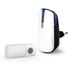 Kit Carillon Sans Fil Portée 150m Flash Avec Bouton Sans Pile Thomson