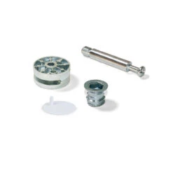 Emuca - Kit D'excentriques Avec écrous M8 Et Goujons D35mm Blanc - 4020615