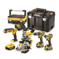 DeWALT Kit De 5 Outils 18V 5Ah Li-Ion En Coffret DCK551P3T