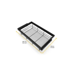Kit De Panier à Fils Emuca Avec Glissières 900mm Gris Pierre -Kobleo kit de panier a fils emuca avec glissieres 900mm gris pierre 6