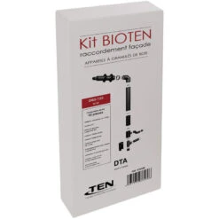 Kit De Raccordement TEN 478580 Façade Bioten 80/125 Noir 10 Pièces -Kobleo kit de raccordement ten 478580 facade bioten 80 125 noir 10 pieces 2
