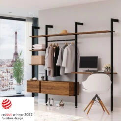 Kit De Structure Modulaire Emuca Zero 3 Profilés Noir Texturé -Kobleo kit de structure modulaire emuca zero 3 profiles noir texture 2