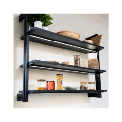 Kit De Structure Modulaire Emuca Zero à Monter Au Mur Noir Texturé -Kobleo kit de structure modulaire emuca zero a monter au mur noir texture 2