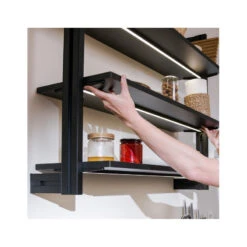 Kit De Structure Modulaire Emuca Zero à Monter Au Mur Noir Texturé -Kobleo kit de structure modulaire emuca zero a monter au mur noir texture 3