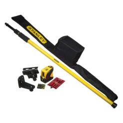 Stanley Kit Niveau Laser Croix Canne Portée 25 M FATMAX CLLI PÔLE