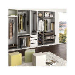 Kit Panier Métallique Et Cadre Coulissant Emuca 900mm Couleur Moka -Kobleo kit panier metallique et cadre coulissant emuca 900mm couleur moka 6