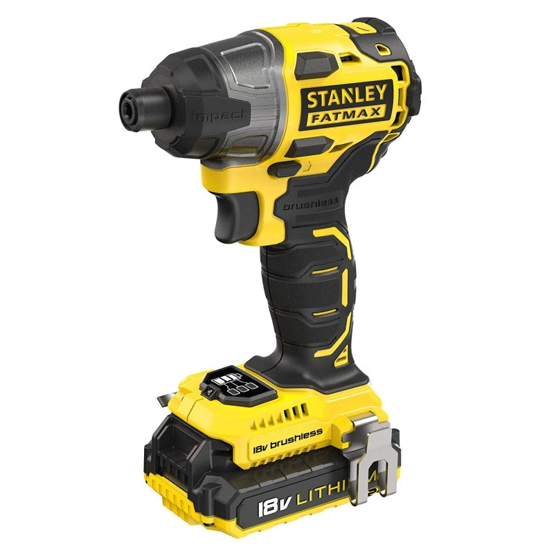 Stanley Kit Perceuse PercussionVisseuse Chocs Fatmax 18V Lithium 2x2Ah Sac Tra 3 Stanley Kit Perceuse PercussionVisseuse Chocs Fatmax 18V Lithium 2x2Ah Sac Tra – Image 3