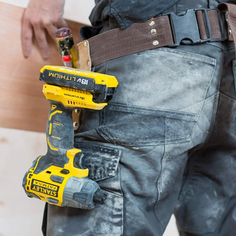 Stanley Kit Perceuse PercussionVisseuse Chocs Fatmax 18V Lithium 2x2Ah Sac Tra 7 Stanley Kit Perceuse PercussionVisseuse Chocs Fatmax 18V Lithium 2x2Ah Sac Tra – Image 7