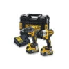 DeWALT Kit Perceuse Visseuse EtVisseuse Chocs 18V 5Ah Li-Ion Mallette TSTAK I
