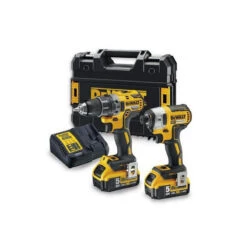 DeWALT Kit Perceuse Visseuse EtVisseuse Chocs 18V 5Ah Li-Ion Mallette TSTAK I