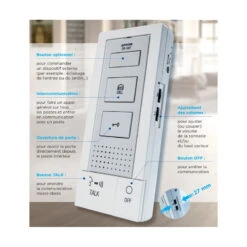 Kit Portier Audio DB2INT 2 Fils 1 Bouton 2 Postes Intérieurs Aiphone 6 Kit Portier Audio DB2INT 2 Fils 1 Bouton 2 Postes Intérieurs Aiphone -Kobleo kit portier audio db2int 2 fils 1 bouton 2 postes interieurs aiphone 2
