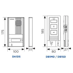 Kit Portier Audio DB2INT 2 Fils 1 Bouton 2 Postes Intérieurs Aiphone 7 Kit Portier Audio DB2INT 2 Fils 1 Bouton 2 Postes Intérieurs Aiphone -Kobleo kit portier audio db2int 2 fils 1 bouton 2 postes interieurs aiphone 3