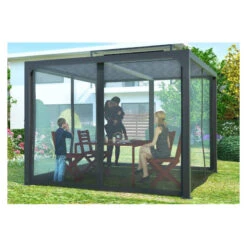 Kit Rideau Moustiquaire Habrita Foresta 10,80m2 Pour PER 3630 BI