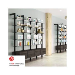 Kit Structure Modulaire Emuca Zero 2 Profilés Finition Noir Texturé -Kobleo kit structure modulaire emuca zero 2 profiles finition noir texture 2