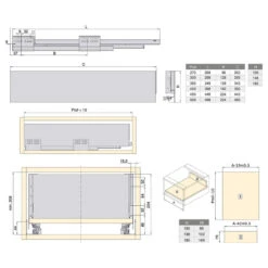 Kit Tiroir Cuisine Concept H185mm Prof 400mm Fermeture Amortie Acier G 9 Kit Tiroir Cuisine Concept H185mm Prof 400mm Fermeture Amortie Acier G -Kobleo kit tiroir cuisine concept h185mm prof 400mm fermeture amortie acier g 4