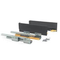 Kit Tiroir Cuisine Concept Ht 105mm Prof 300mm Fermeture Amortie Acier