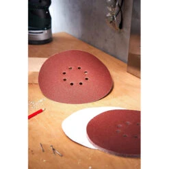 Lot De 10 Disques De Ponçage D215mm Grain 100 Scheppach -Kobleo lot de 10 disques de poncage d215mm grain 100 scheppach 2