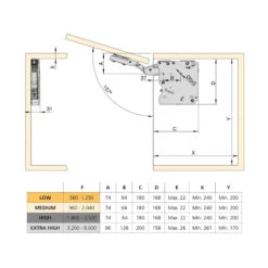 Lot De 2 Compas Pour Portes Relevables Force 3200-9000 Acier Et Plasti -Kobleo lot de 2 compas pour portes relevables force 3200 9000 acier et plasti 6