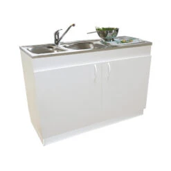 Meuble Sous évier Sim'NF 2 Portes 1000 Mm