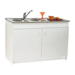 Meuble Sous évier Sim'NF 2 Portes 1200 Mm