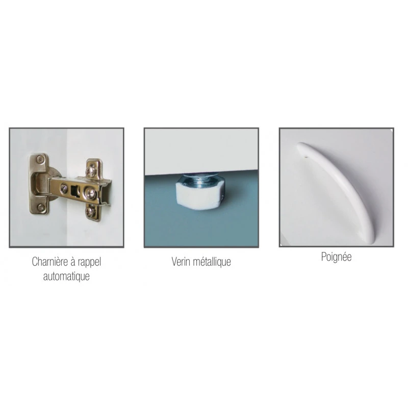 Meuble Sous évier Sim'NF 3 Portes 1200 Mm 3 Meuble Sous évier Sim'NF 3 Portes 1200 Mm – Image 3