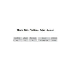 Meule Touret Vitrifiée Corindon 200x25x32 Gr 60 22506