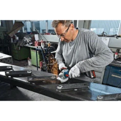 Meuleuse D'angle Batterie 18V 2x50Ah Li-Ion 125mm GWS 18V-10 PC Profes -Kobleo meuleuse d angle batterie 18v 2x50ah li ion 125mm gws 18v 10 pc profes 1