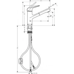 Hansgrohe Mitigeur Cuisine 150 Focus M42 Avec Douchette Extractible 1 Jet Finiti 5 Hansgrohe Mitigeur Cuisine 150 Focus M42 Avec Douchette Extractible 1 Jet Finiti -Kobleo mitigeur cuisine 150 focus m42 avec douchette extractible 1 jet finiti 1