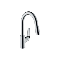 Hansgrohe Mitigeur Cuisine 180 Focus M42 Douchette Extractible 2 Jets Finition C