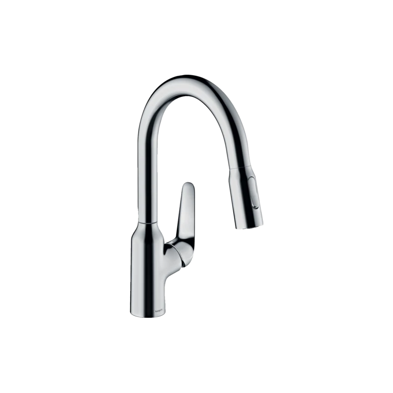 Hansgrohe Mitigeur Cuisine 180 Focus M42 Douchette Extractible 2 Jets Finition C 1 Hansgrohe Mitigeur Cuisine 180 Focus M42 Douchette Extractible 2 Jets Finition C