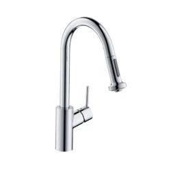 Hansgrohe Mitigeur Cuisine 220 Devant Fenêtre Douchette Extractible Talis M52