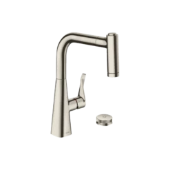 Hansgrohe Mitigeur Cuisine 220 Metris Select M71 Douchette Extractible Inox