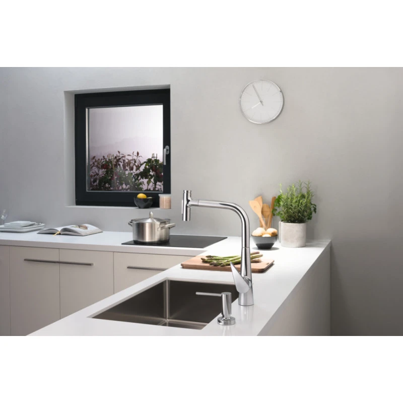 Hansgrohe Mitigeur Cuisine 300 Talis Select M51 Douchette Extractible Stainless 2 Hansgrohe Mitigeur Cuisine 300 Talis Select M51 Douchette Extractible Stainless – Image 2