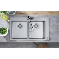Hansgrohe Mitigeur Cuisine 320 Metris Select M71 Douchette Extractible Inox 8 Hansgrohe Mitigeur Cuisine 320 Metris Select M71 Douchette Extractible Inox -Kobleo mitigeur cuisine 320 metris select m71 douchette extractible inox 1