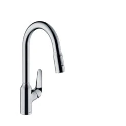 Hansgrohe Mitigeur Cuisine Focus M42 220 Douchette Extractible 2 Jets Finition C