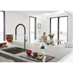 Mitigeur D'évier Essence Avec Bras Flexible SuperSteel Grohe -Kobleo mitigeur d evier essence avec bras flexible supersteel grohe 3