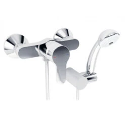 Mitigeur De Douche Olyos C2 Mural Avec Ensemble Douche Chromé