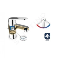 Mitigeur De Lavabo Essence M Warm Sunset Brossé Grohe -Kobleo mitigeur de lavabo essence m warm sunset brosse grohe 4