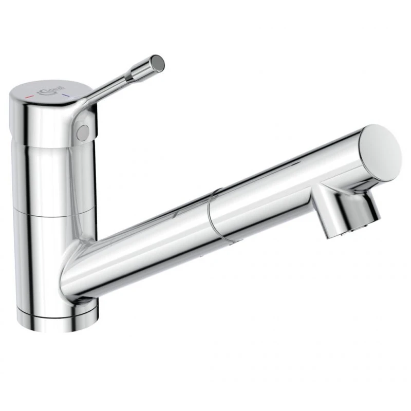 Ideal Standard Mitigeur évier Avec Douchette Extractible CERALOOK Orientable Chromé B 1 Ideal Standard Mitigeur évier Avec Douchette Extractible CERALOOK Orientable Chromé B