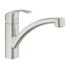 Grohe Mitigeur évier Eurosmart à Bec Bas SuperSteel 33281DC2