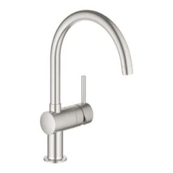 Grohe Mitigeur évier Minta Bec En C SuperSteel 32917DC0